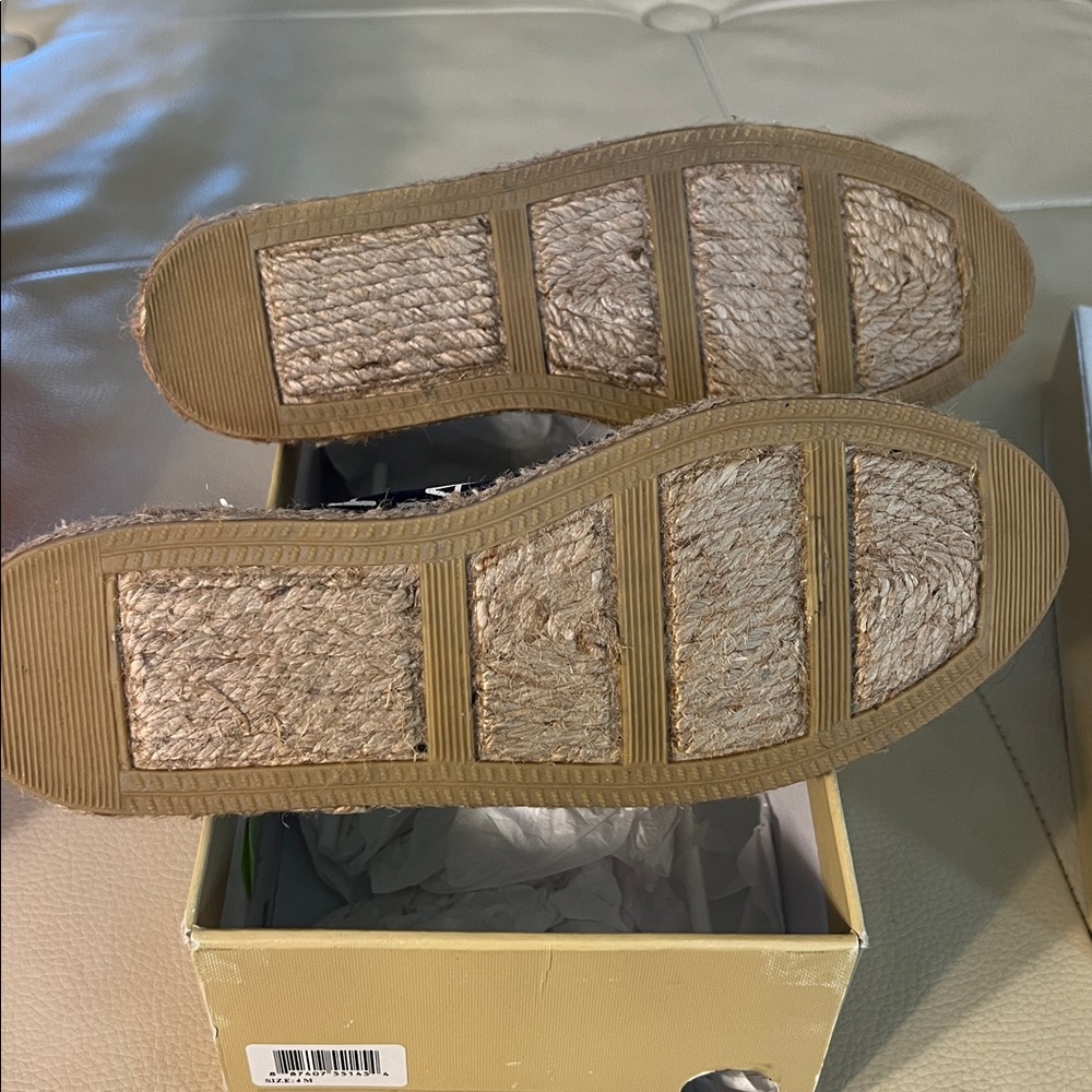Michael Kors Navy Logo Espadrilles - Picture 5 of 9